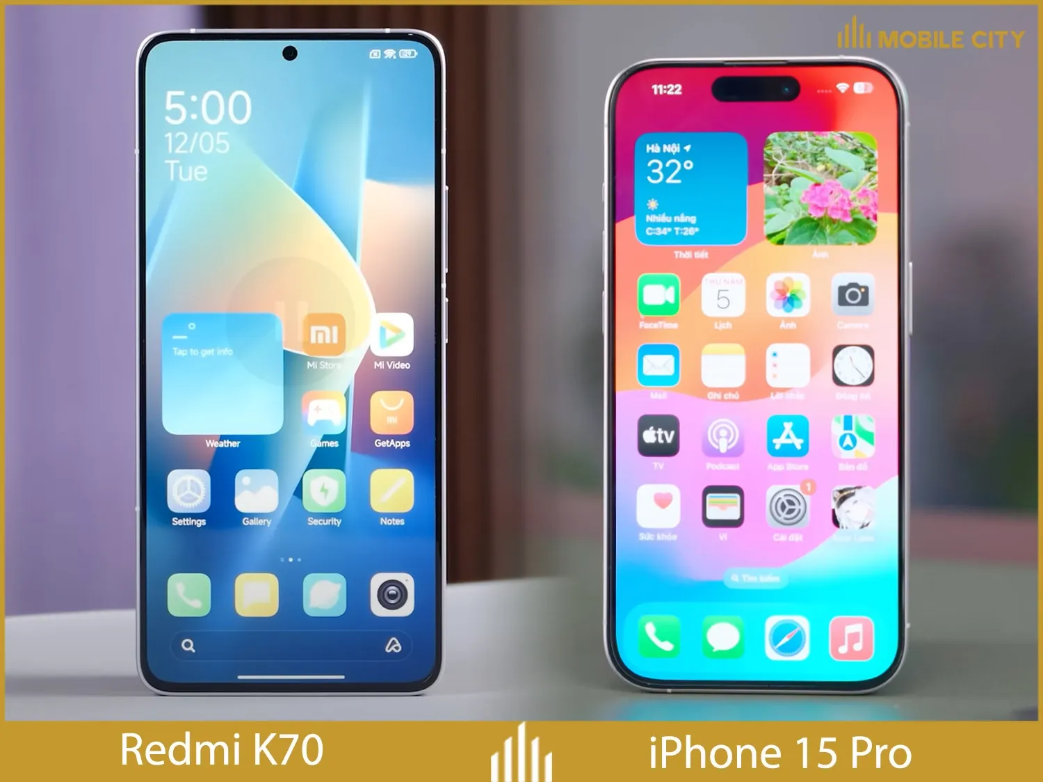 Redmi K70 vượt xa iPhone 15